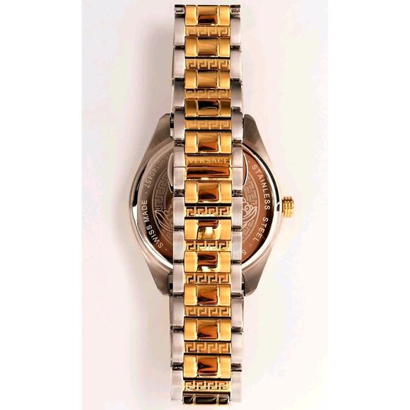 VERSACE V-Vertical Wristwatch Water Resistant 5ATM SWISS MADE Greca $985 RRP. main image 8